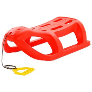 vidaXL Tra&icirc;neau Rouge 80x39,5x25,5 cm Polypropyl&egrave;ne