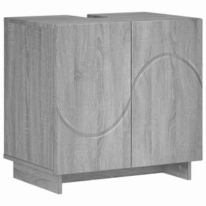 vidaXL Meuble de salle de bain Sonoma gris 60 x 41 x 58 cm