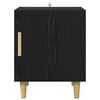 vidaXL Cabinet de chevet Ch&ecirc;ne noir 40 x 40 x 50 cm Bois d'ing&eacute;nierie