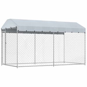 vidaXL Chenil d'ext&eacute;rieur avec toit pour chiens 382x192x225 cm