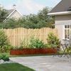 vidaXL Jardini&egrave;re rouill&eacute; 360x40x40 cm acier inoxydable