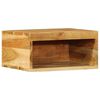 vidaXL Meubles TV muraux 2 pcs bois massif d'acacia