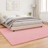 vidaXL Tapis en Fourrure Synth&eacute;tique de Lapin Olite Rose 200 x 280 cm