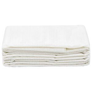 vidaXL Tapis de tente 100x500 cm Blanc