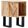 vidaXL Table de chevet 40x30x50 cm Bois de manguier massif