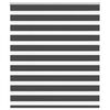vidaXL Store z&egrave;bre noir 135x150 cm largeur du tissu 130,9 cm polyester