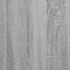 vidaXL Tables de chevet murales 2 pcs sonoma gris 45x30x35 cm
