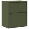 vidaXL Armoire de rangement Vert olive 60 x 40 x 70 cm Acier