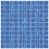vidaXL Carrelage en mosa&iuml;que 11 pcs Bleu 50 x 50 cm Verre