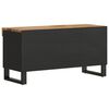 vidaXL Meuble TV 85x33x43,5 cm bois massif de manguier