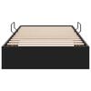 vidaXL Lit de Rangement avec matelas Noir 90 x 190 cm Faux cuir