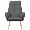 vidaXL fauteuil Gris foncé 69 x 74 x 93 cm Tissu Sherpa