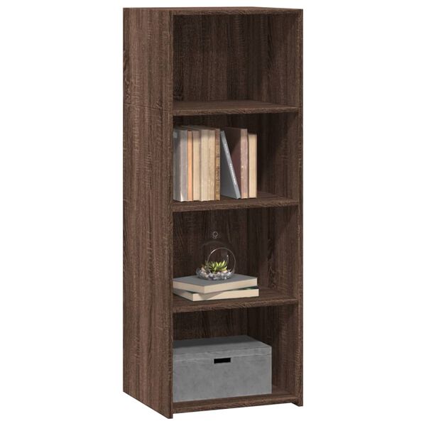 vidaXL Buffet haut chêne marron 45x41x124 cm bois d'ingénierie