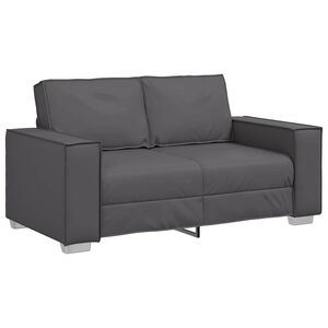 vidaXL Canap&eacute; deux places Gris 160 cm Simili cuir