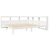 vidaXL Lit biblioth&egrave;que sans matelas blanc 180x200 cm bois pin massif