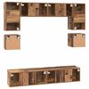 vidaXL Ensemble meuble TV 8 pcs Bois Ancien Bois d'ing&eacute;nierie