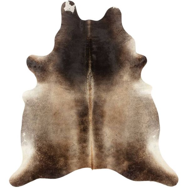 Dutch Lifestyle Tapis Glasgow 190x155 cm Marron et blanc