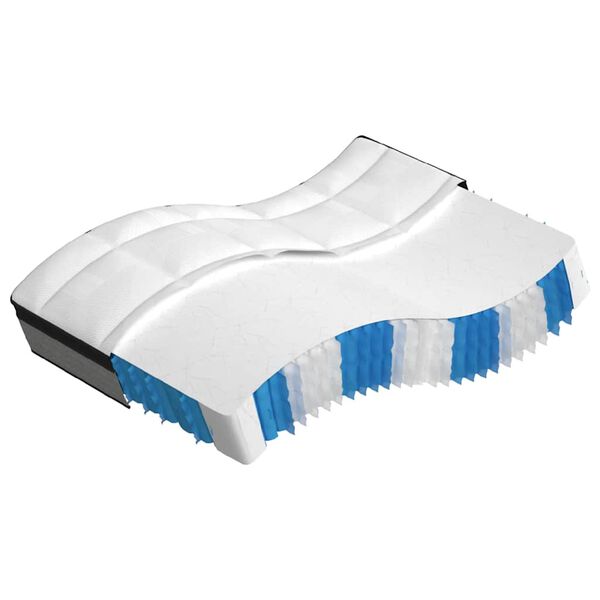 vidaXL Matelas &agrave; ressorts ensach&eacute;s moyen plus 140x190 cm
