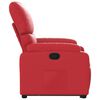 vidaXL Fauteuil inclinable Rouge Similicuir