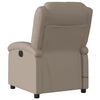 vidaXL Fauteuil de massage inclinable Cappuccino Similicuir