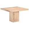 vidaXL Table de salle &agrave; manger 120x120x77 cm Bois de manguier massif