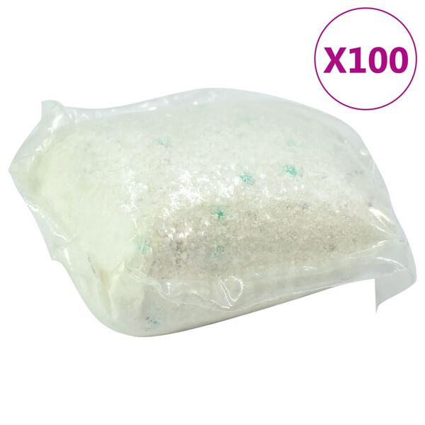 vidaXL Capsules lessive tout en un 100 pcs pour textiles color&eacute;s