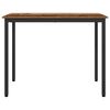 vidaXL table Bois ancien 100 x 50 x 76,5 cm Bois d'ing&eacute;nierie et acier