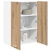 vidaXL Armoire suspendue avec stockage Ch&ecirc;ne artisanal 60 x 31 x 80 cm