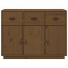 vidaXL Buffet Marron miel 100x40x75 cm Bois massif de pin
