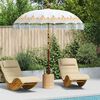 vidaXL Parasol balinais Cr&egrave;me 215 x 215 x 260 cm