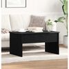 vidaXL Table basse Ch&ecirc;ne noir 80 x 50,5 x 41,5 cm Bois d'ing&eacute;nierie