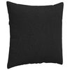vidaXL Coussins de canap&eacute; 2 pcs Noir 80 x 80 cm tissu