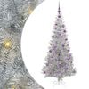 vidaXL Sapin de No&euml;l Argent 180 cm PET