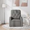 vidaXL Fauteuil de massage inclinable Gris foncé Tissu