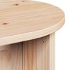 vidaXL Table basse Naturel 80 x 39,5 x 35 cm Bois de pin massif