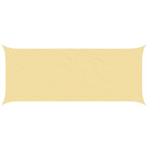 vidaXL Voile d'ombre Sable 6 x 2,5 m 100 % polyester Oxford