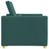 vidaXL Canap&eacute;-lit escamotable simple Vert fonc&eacute; 90 x 165 x 87 cm tissu