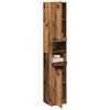 vidaXL Armoire de salle de bain vieux bois bois d'ing&eacute;nierie
