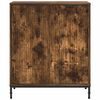 vidaXL Buffet Ch&ecirc;ne fum&eacute; 69,5 x 33 x 82 cm Bois d'ing&eacute;nierie