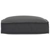 vidaXL Coussin Noir 50 x 50 x 12 cm Tissu Oxford