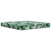 vidaXL Coussin de canap&eacute; d'ext&eacute;rieur 2 pcs Motif feuille Polyester