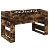vidaXL Table de Foosball Ch&ecirc;ne Fum&eacute; 146,5 x 74 x 85 cm