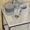 vidaXL Rangement de cuisine avec &eacute;tag&egrave;re Argent 60 x 50 x 92 cm Acier