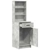 vidaXL Haut Armoire Gris b&eacute;ton 40 x 40,5 x 135 cm Bois d'ing&eacute;nierie