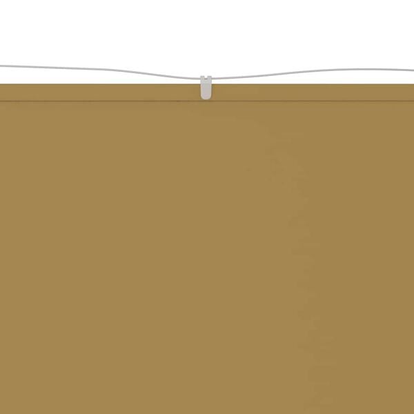vidaXL Auvent vertical Beige 180x1000 cm Tissu oxford