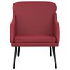 vidaXL Fauteuil Bordeaux 63x76x80 cm Similicuir