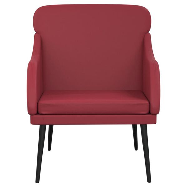 vidaXL Fauteuil Bordeaux 63x76x80 cm Similicuir