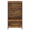 vidaXL Biblioth&egrave;que 2 pcs Bois Ancien 80 x 30 x 155 cm