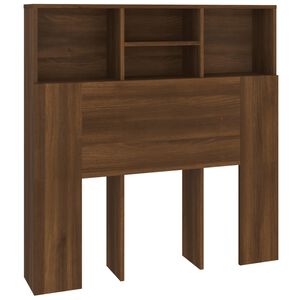 vidaXL Armoire de t&ecirc;te de lit Ch&ecirc;ne marron 100x19x103,5 cm