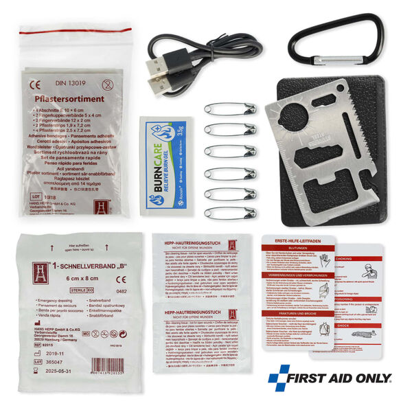 FIRST AID ONLY Kit de lampe de camping d'urgence pour l'ext&eacute;rieur